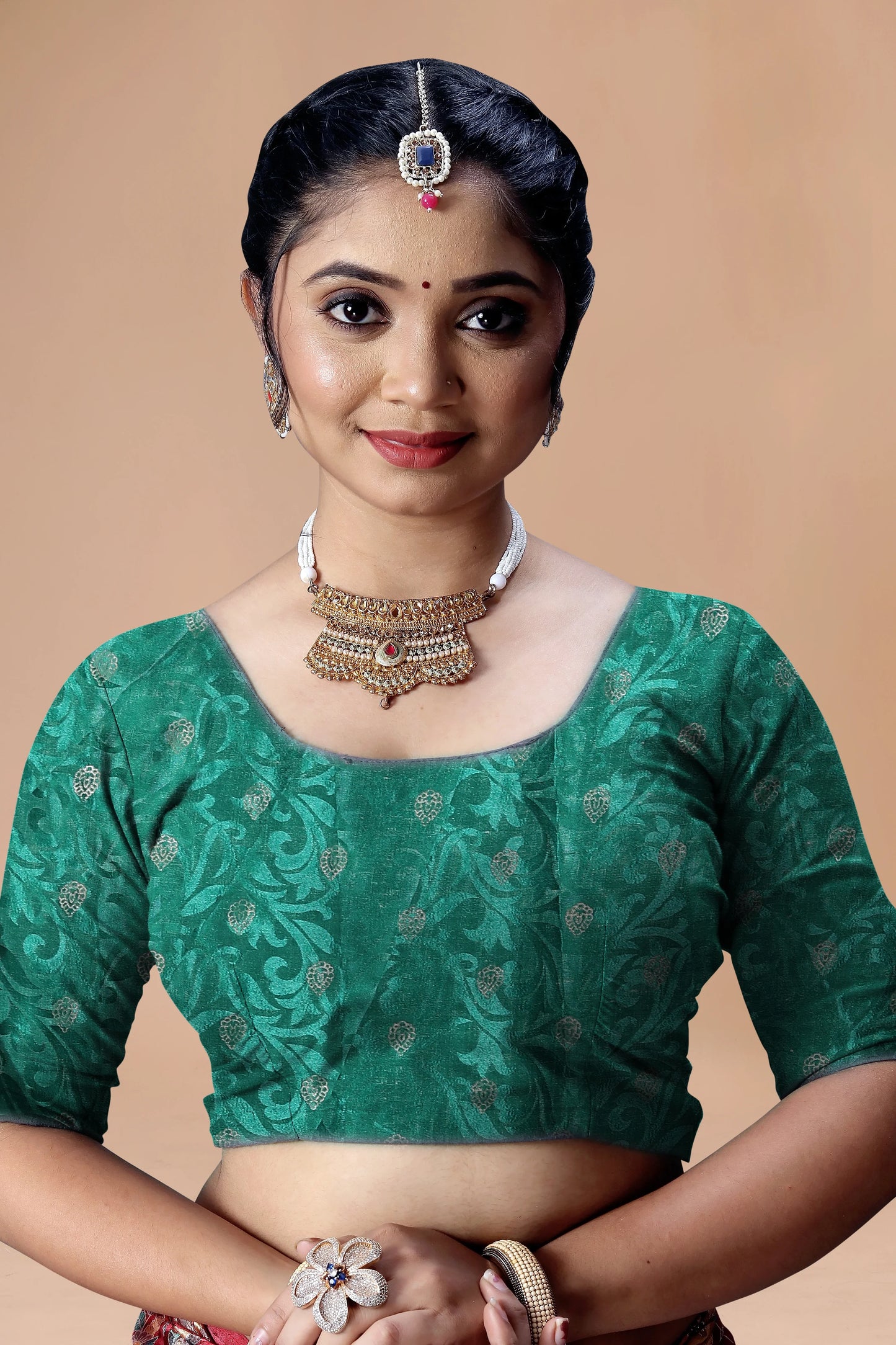 Rajwadi Heritage Kalamkari Saree