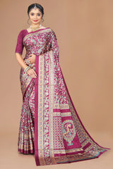 Maharani Ring-Certified Silk Saree