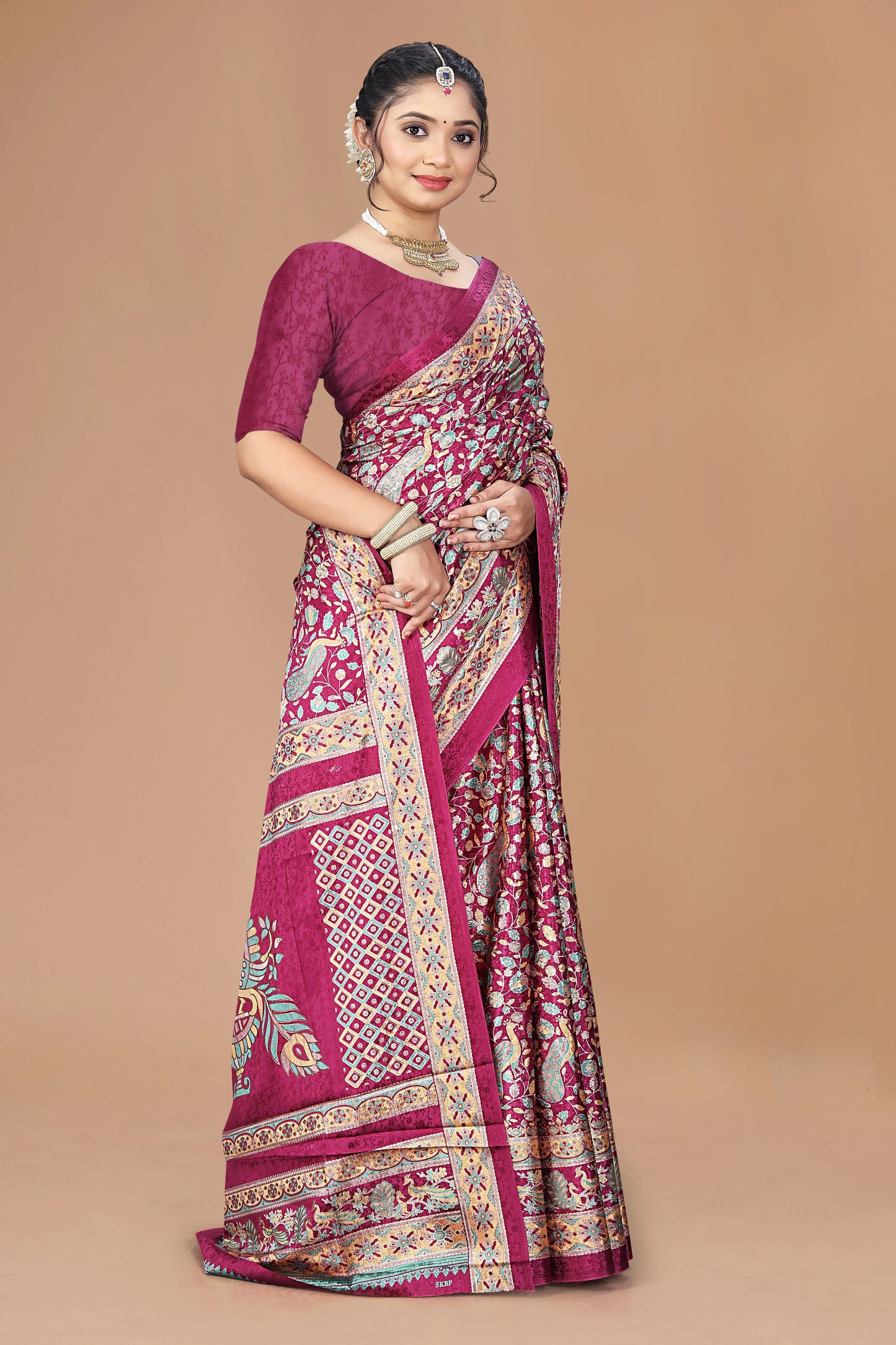 Maharani Ring-Certified Silk Saree
