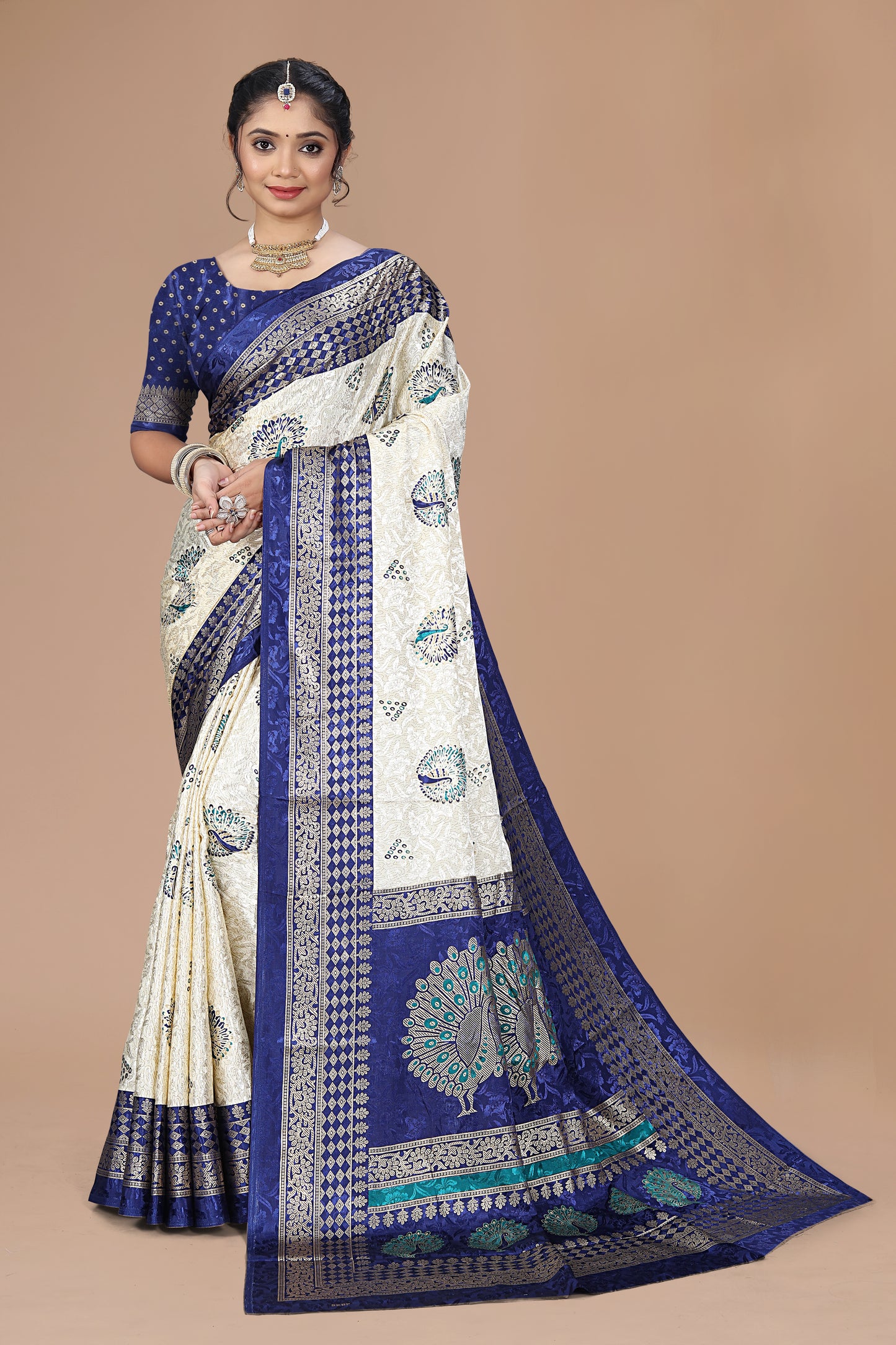 Ethnic Rajasthani Silk Saree