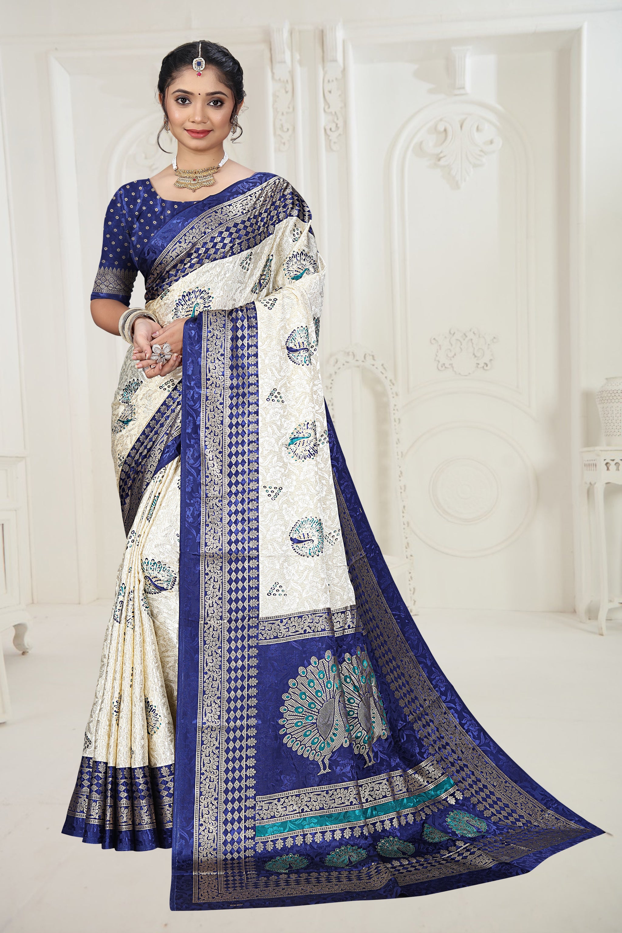 Ethnic Rajasthani Silk Saree