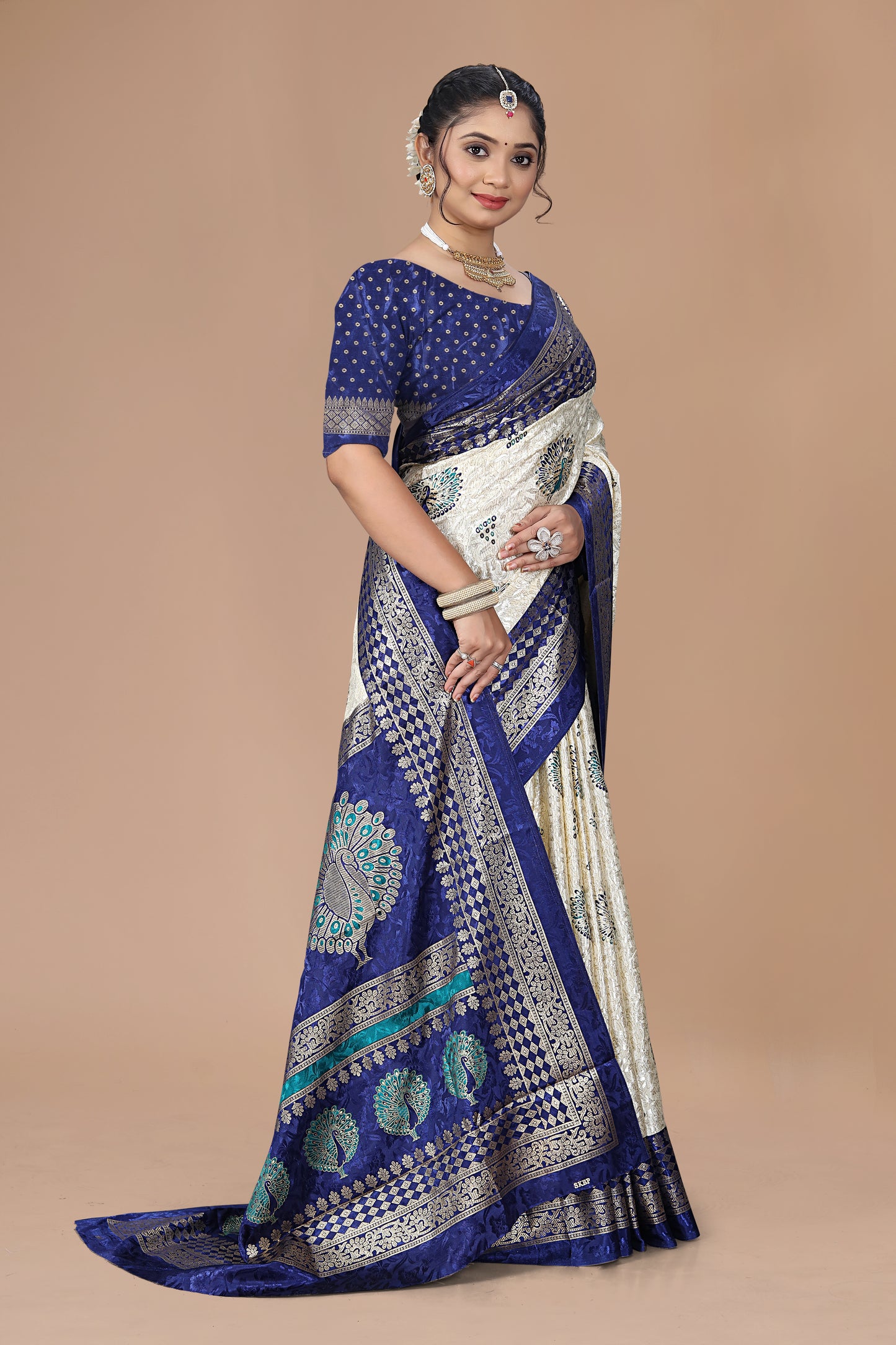 Ethnic Rajasthani Silk Saree
