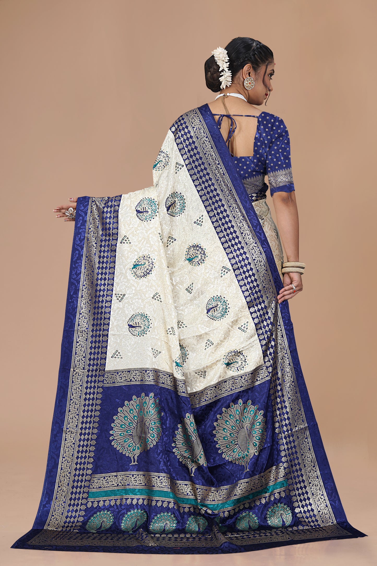Ethnic Rajasthani Silk Saree