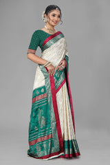 Maharani Rajkanya Pass-Through Silk Saree