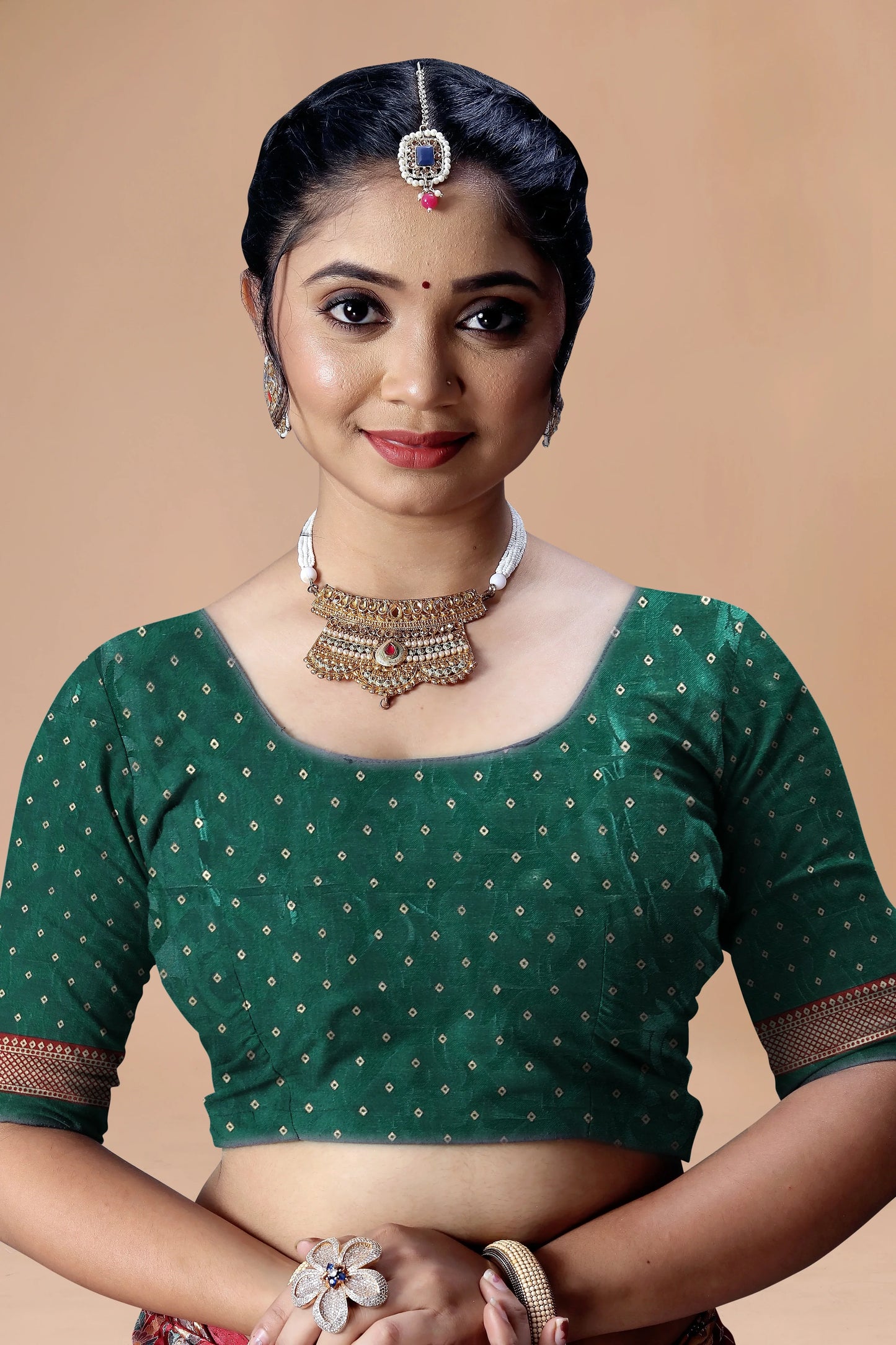 Maharani Rajkanya Pass-Through Silk Saree