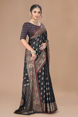 RajMaharani Ring-Test Handcrafted Silk Saree