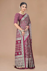 Rajvilas Maharani Ring-Certified Silk Saree