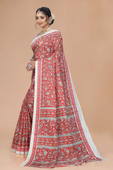 Madhuban Floral Cotton Saree