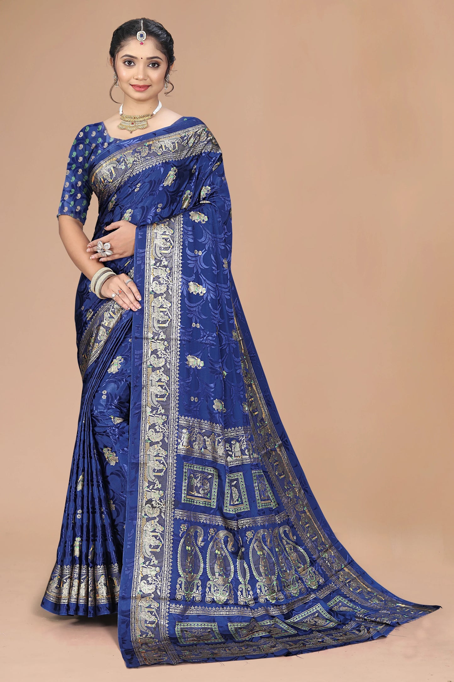 Maharani Rajkatha Original Ring Silk Saree