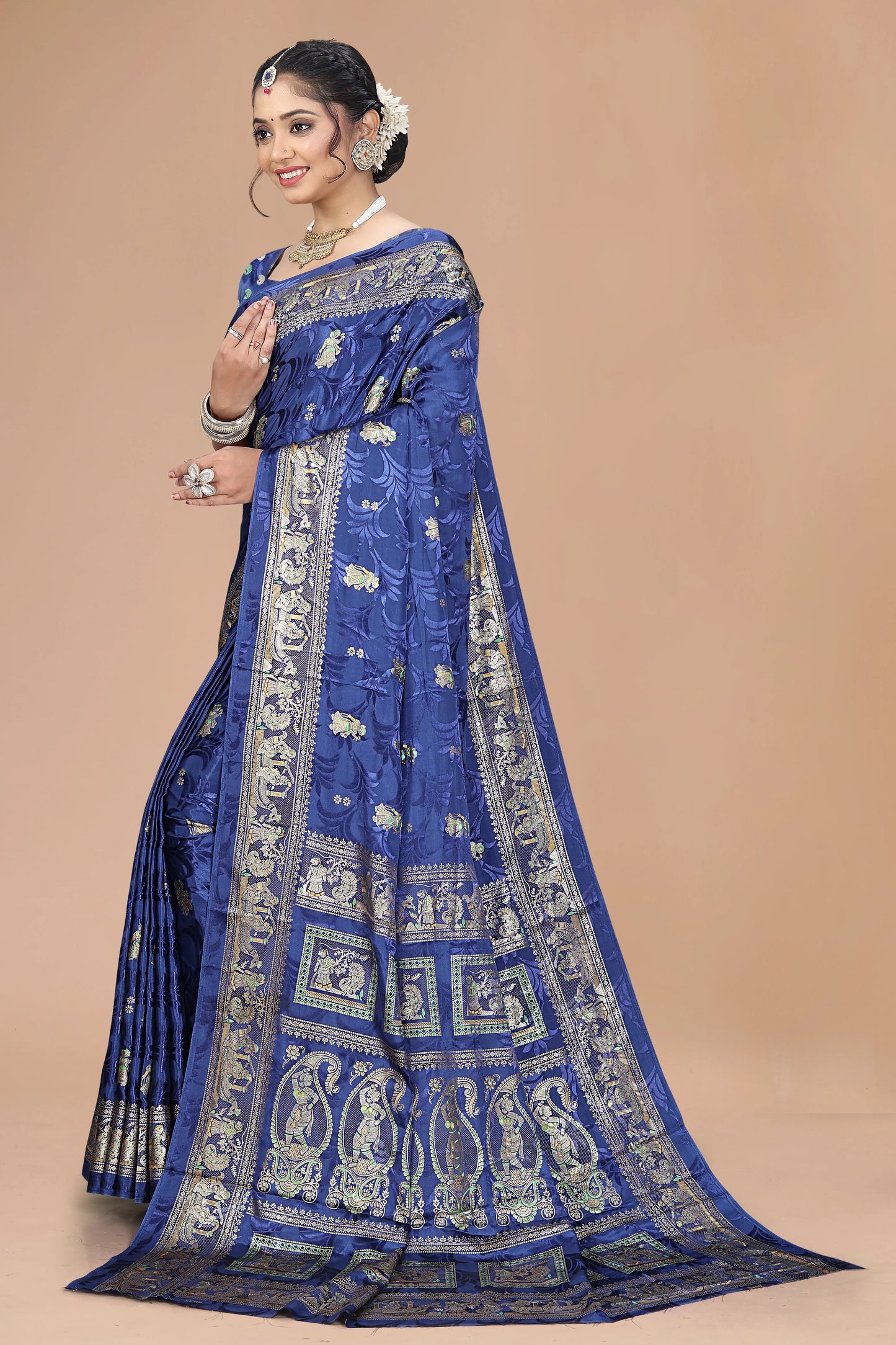 Maharani Rajkatha Original Ring Silk Saree