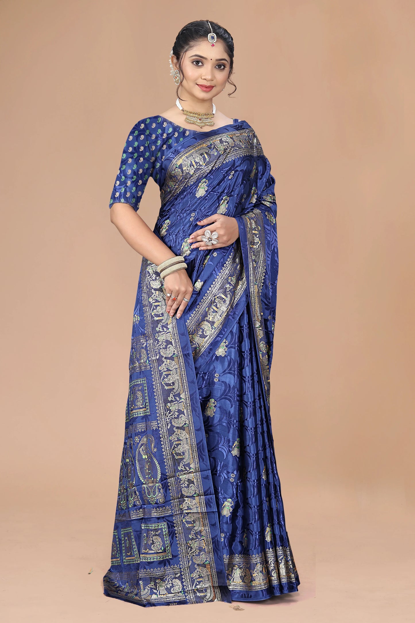Maharani Rajkatha Original Ring Silk Saree