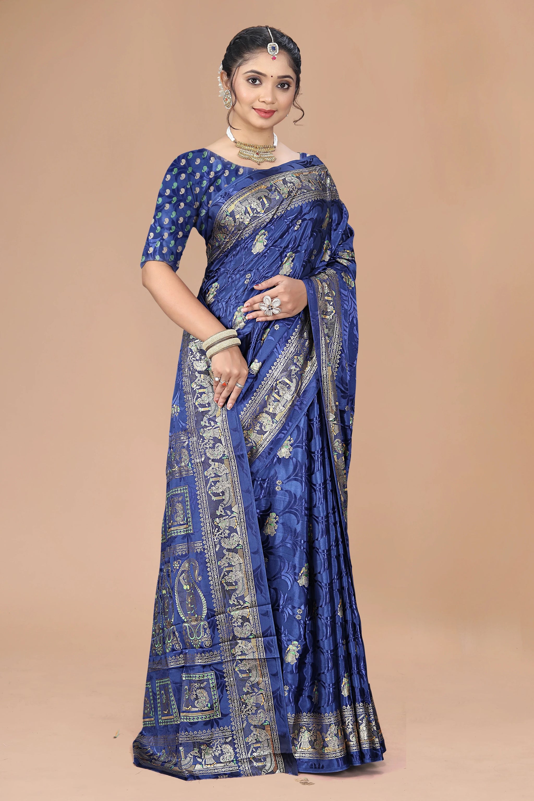 Maharani Rajkatha Original Ring Silk Saree