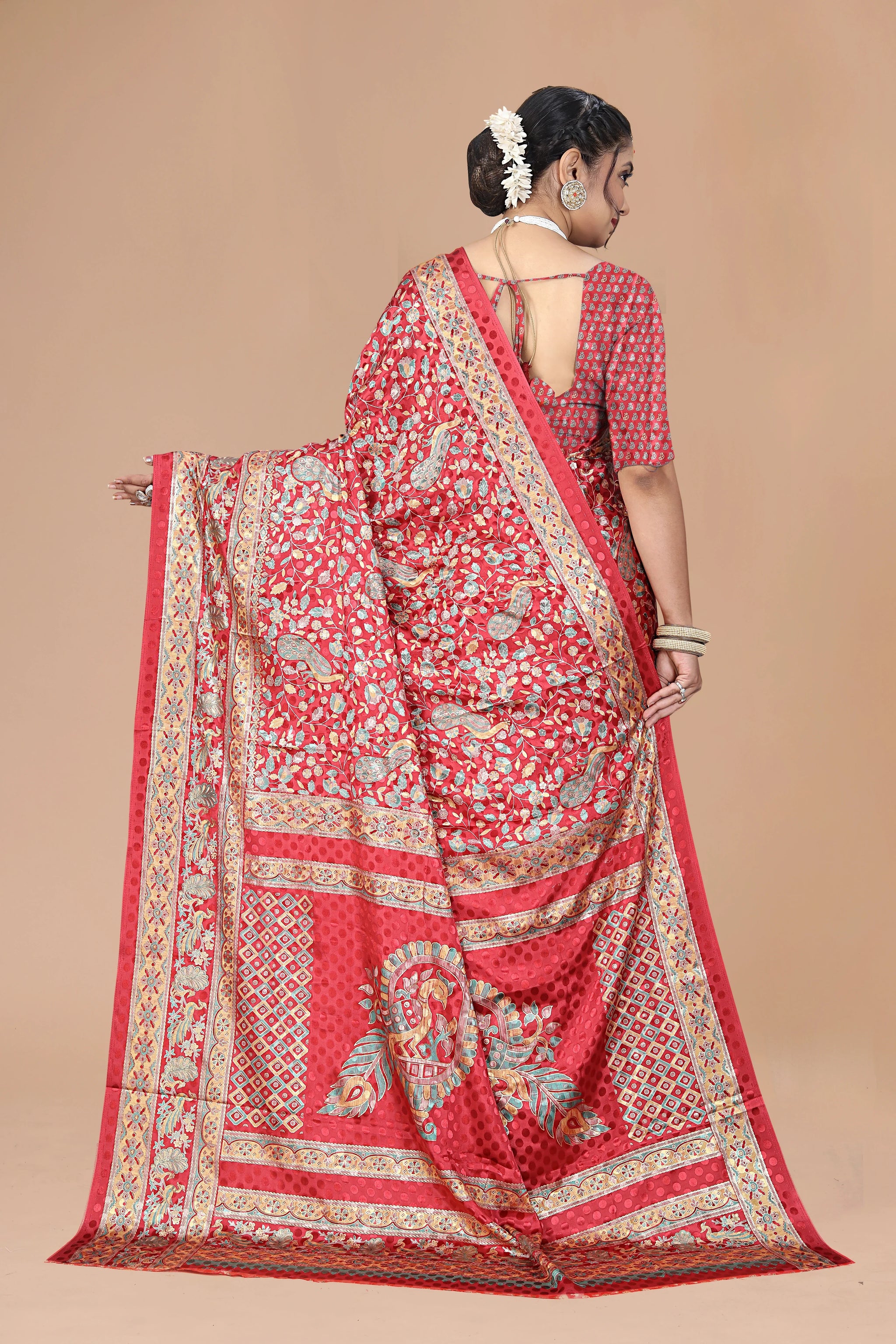 Maharani Heirloom Pass-Through Ring Silk Saree