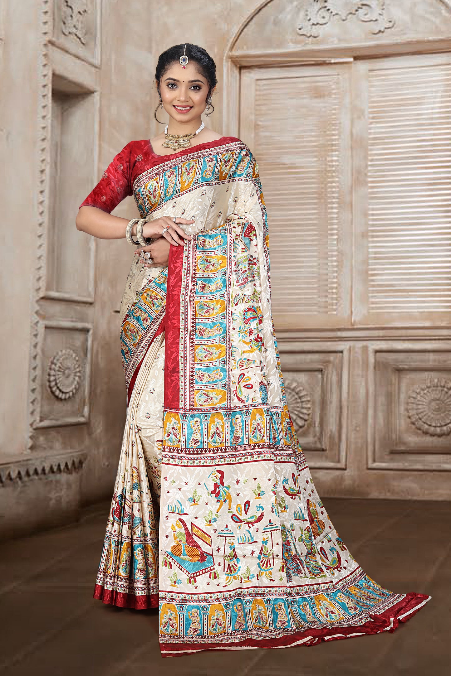 Maharani Rajvilas HandMade Saree