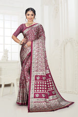 Rajvilas Maharani Ring-Certified Silk Saree