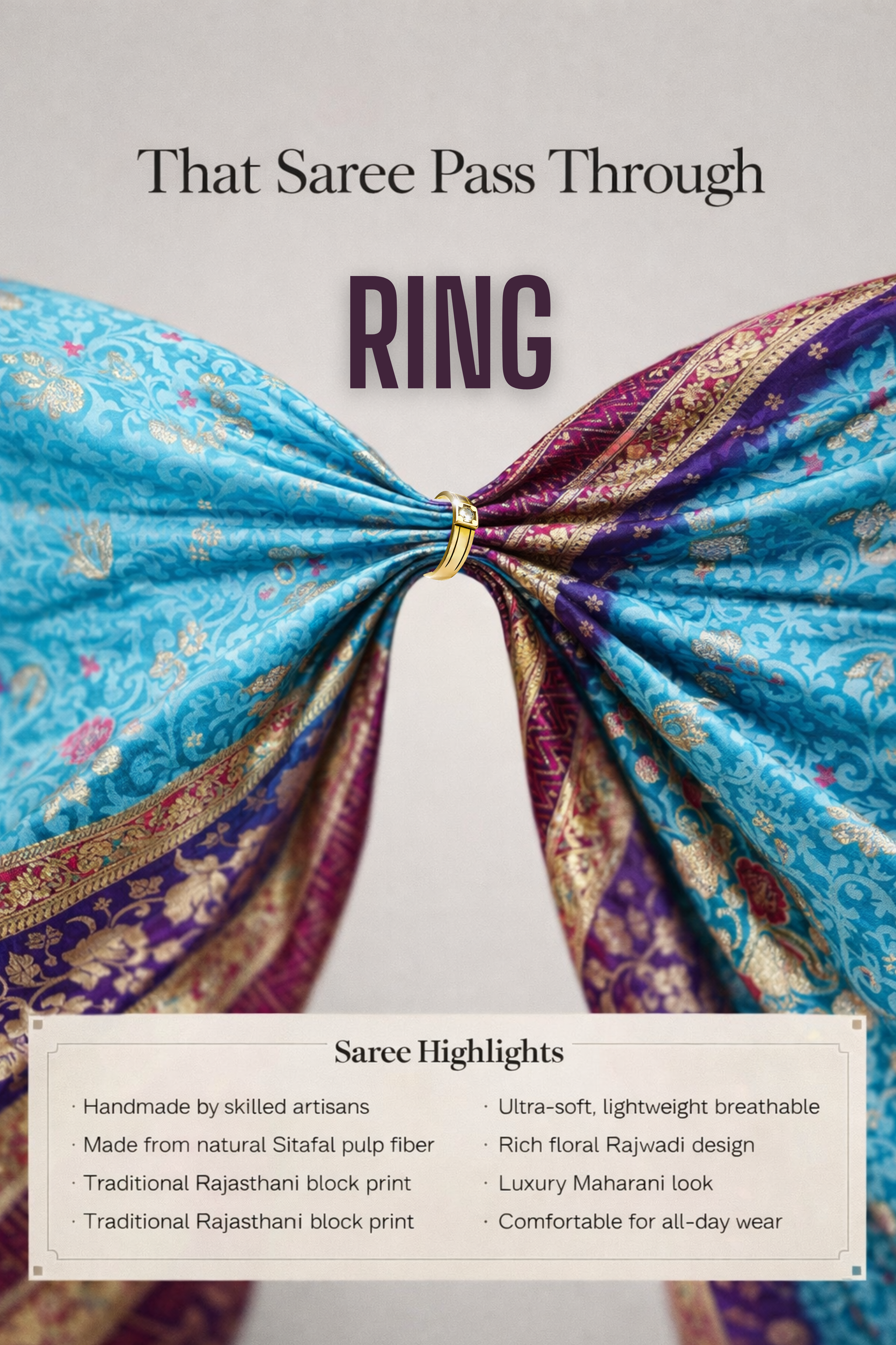 Maharani Anokhi Ring-Test Original Silk Saree